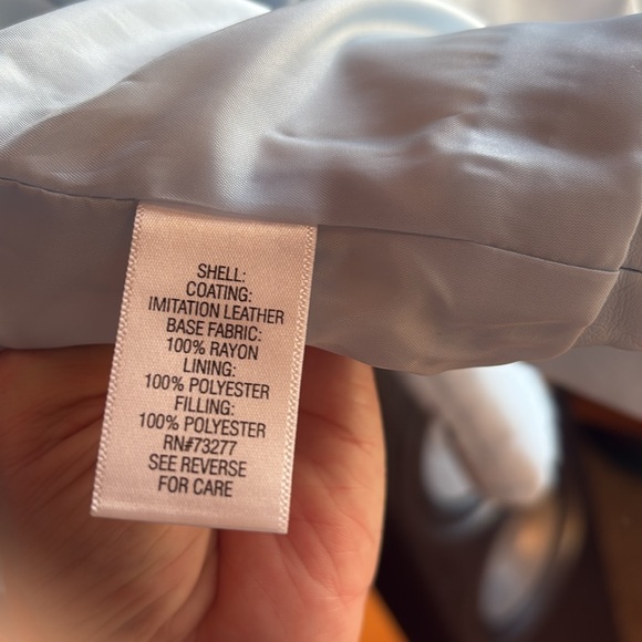 Light blue biker jacket - Picture 3 of 4